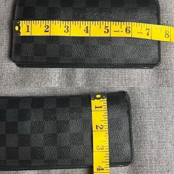 Louis Vuitton Black Checkered Wallet - Picture 10 of 11